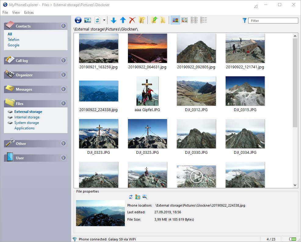 Windows 8 MyPhoneExplorer full